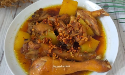 Ayam Kecap Jahe Kukus