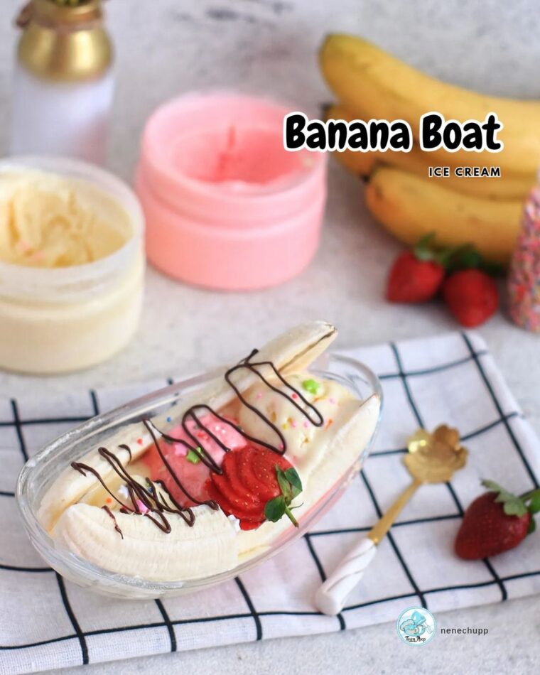 Resep Banana Boat Ice Cream Dari nenechupp