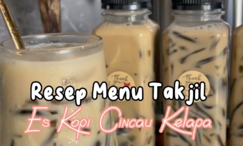 Es Kopi Cincau Kelapa