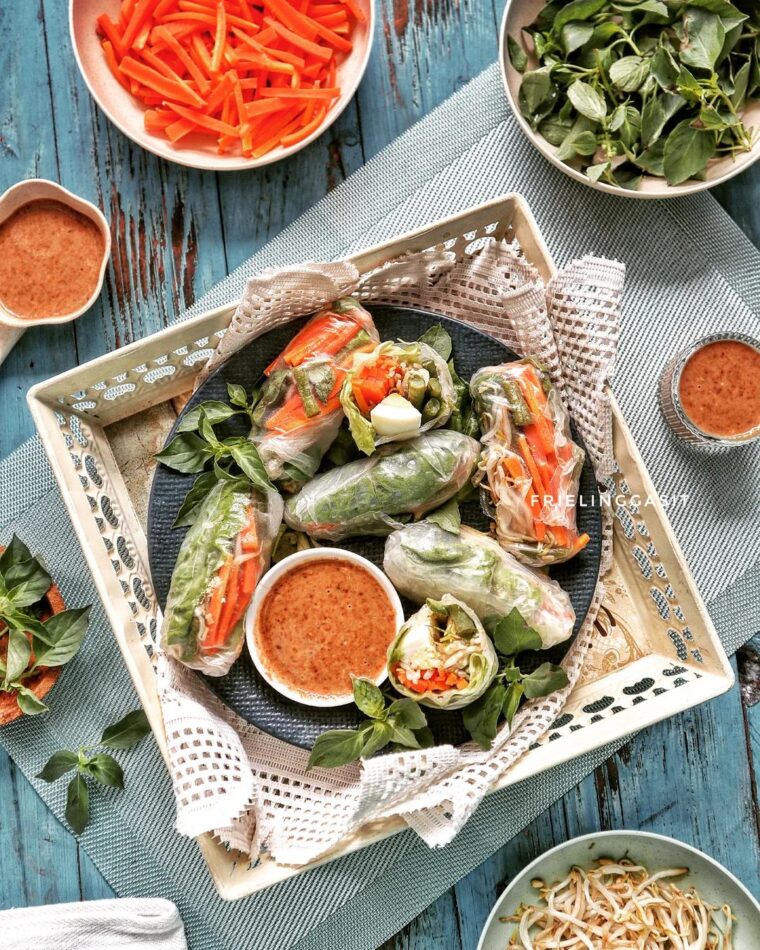 Resep Gado-gado Rice Paper Rolls Dari friel_sit
