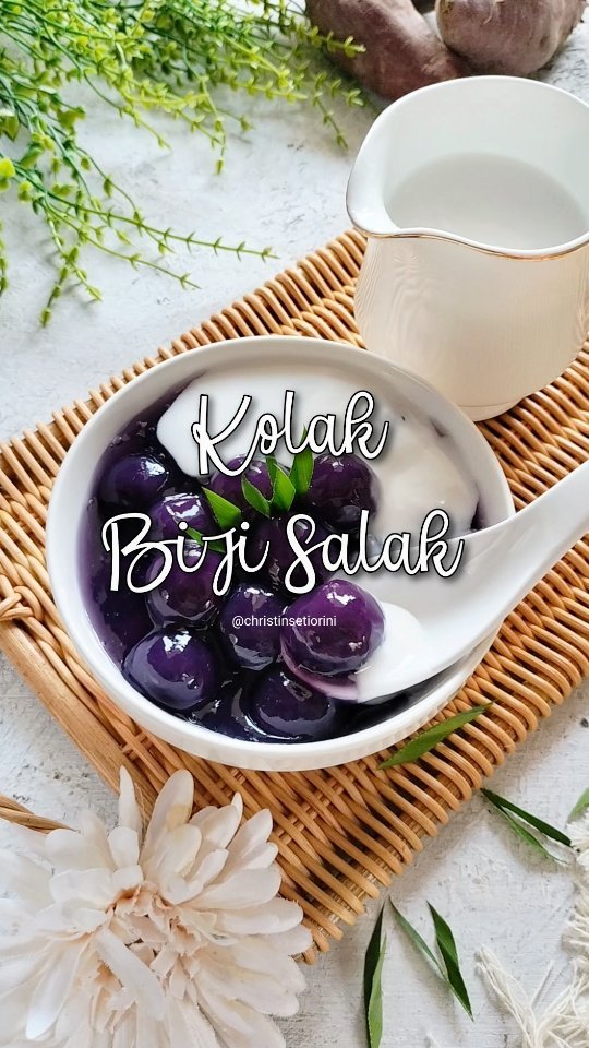 Resep Kolak Biji Salak Ubi Ungu Dari christinsetiorini