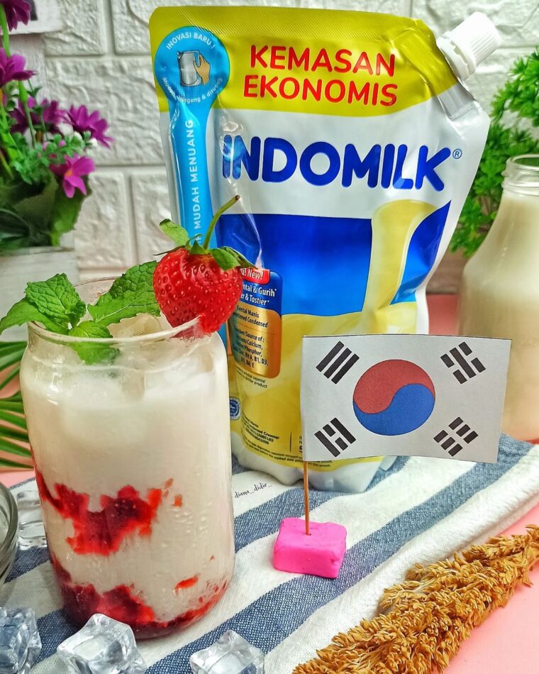 Resep Korea Milk Strawberry Dari diana_didie_