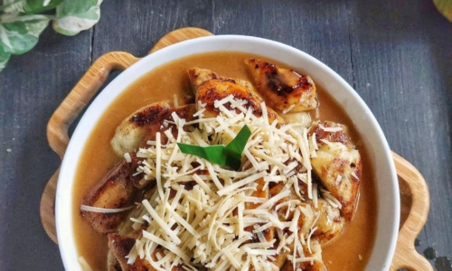 Pisang Gapit - Kue dari Keju dan Pisang