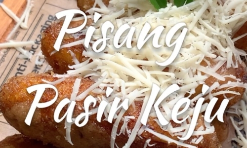 Pisang Pasir Keju - Kue dari Keju dan Pisang