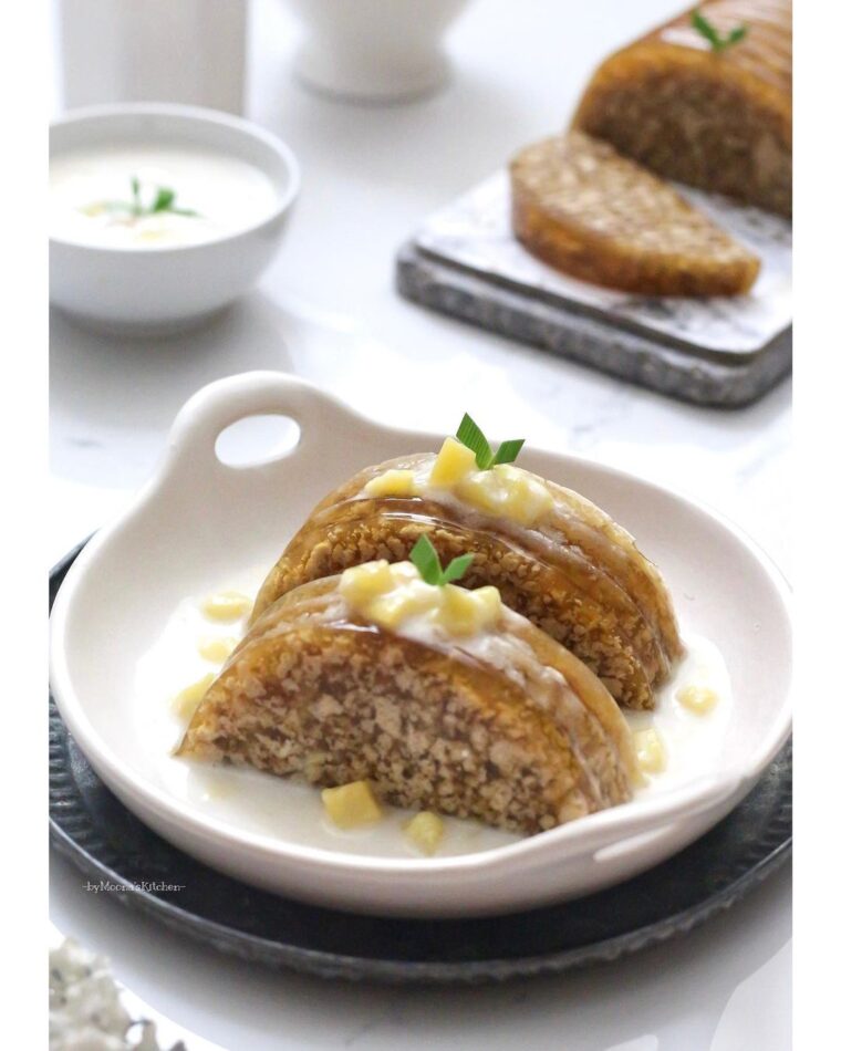 Resep Puding Lumut Gula Merah Saus Nangka Dari moona_jingga