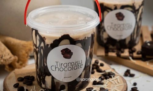 Tiramisu Chocolate - Kue dari Agar Agar