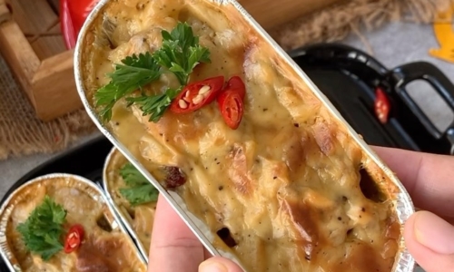 Baked Rendang San Remo Fusilli