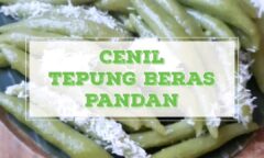 Resep Cenil Tepung Beras Pandan Dari rachelviann