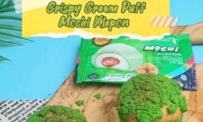Crispy Cream Puff Mochi Klepon