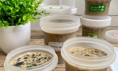 Es Jelly Cincau Cappuccino