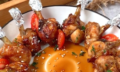 Honey Chicken Lollipop