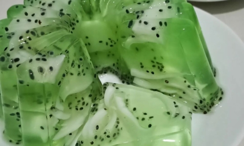 Jelly Melon Klamud - Kue dari Melon