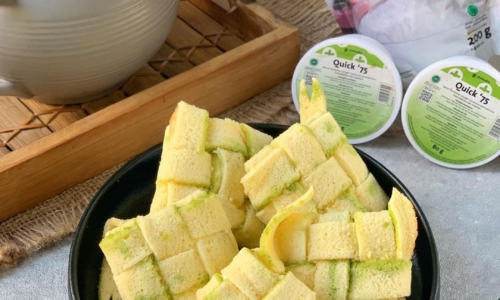 Ketupat Sponge Cake Cream