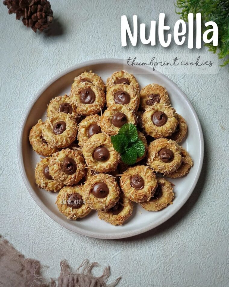 Resep Nutella Thumbprint Cookies Dari pr.ditha
