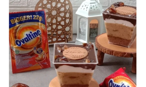 Ovaltine Dates Dessert Cup