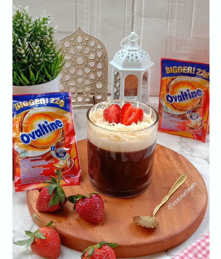 Resep Ovaltine Pudding Cheese Custard Dari ririn.nurbayani