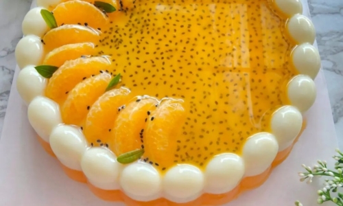 Puding Susu Jeruk - Kue dari Selasih