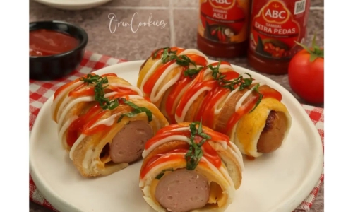 Roti Gulung Sosis Keju