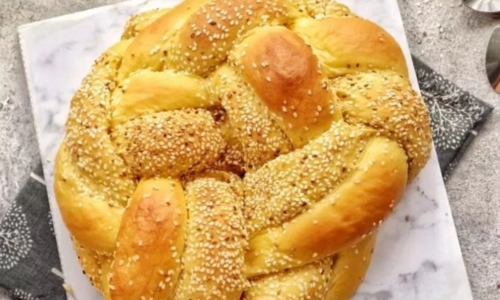 Roti Kepang Labu Kuning