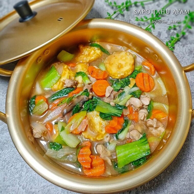 Resep Sapo Tahu Ayam Dari lim_henni