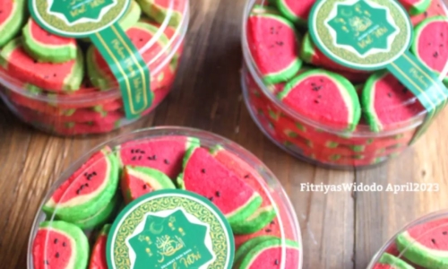 Semangka Kukis - Kue dari Wijen