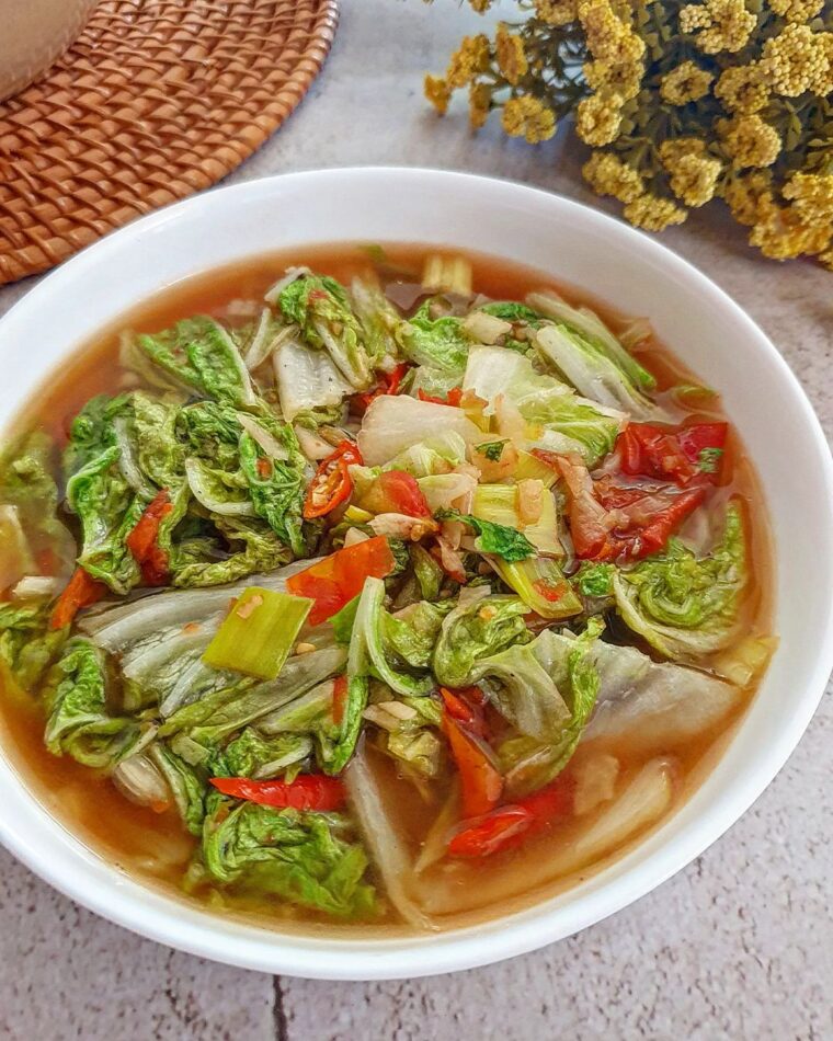 Resep Sour And Spicy Napa Cabbage Dari yscooking