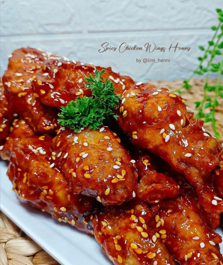 Resep Spicy Honey Chicken Wings Dari lim_henni