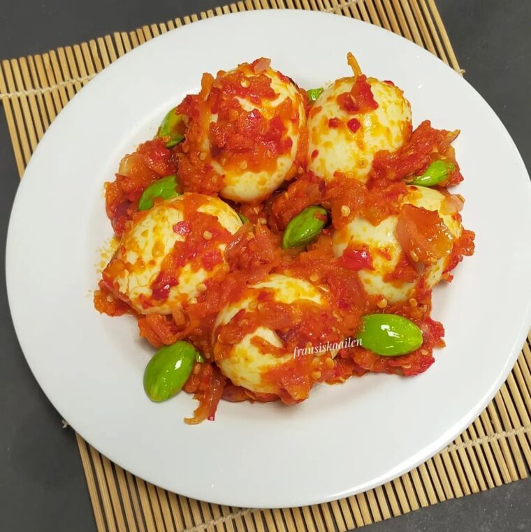 Resep Telur Balado Pete Dari fransiskaailen