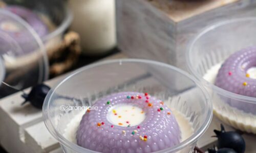 Blackcurrant Pudding - Kue dari Yoghurt