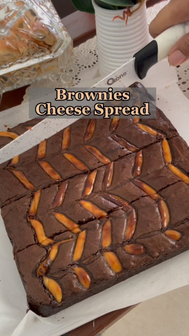 Resep Brownies Cheese Spread Dari dapoererna