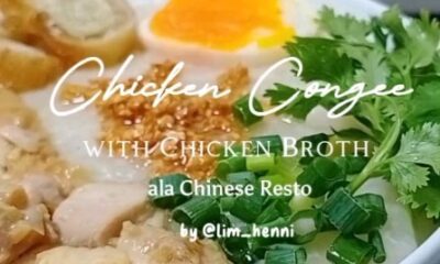 Chicken Congee - Masakan dari Jahe