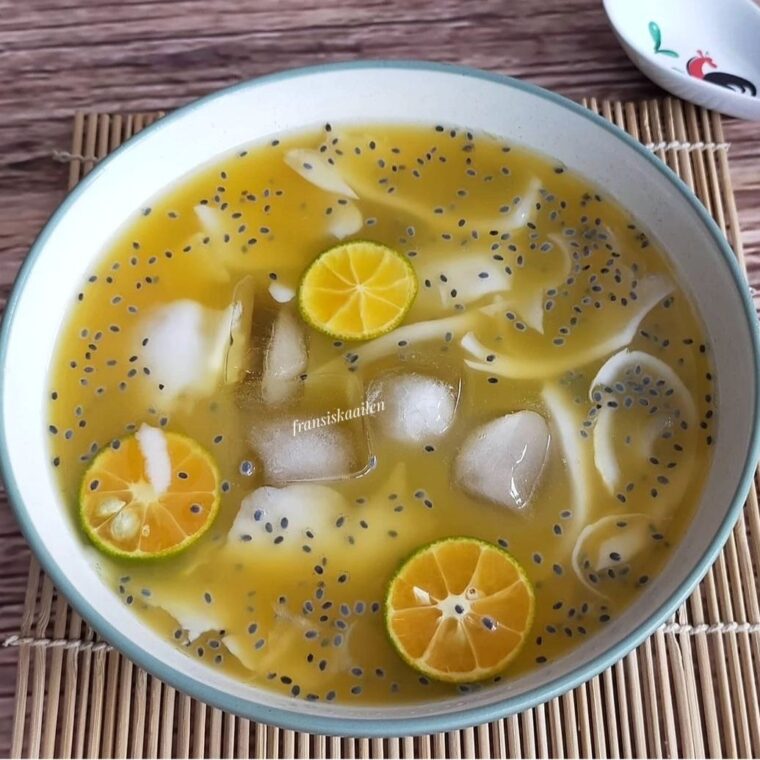 Resep Es Jeruk Kelapa Muda Dari fransiskaailen