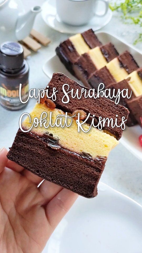 Resep Lapis Surabaya Coklat Kismis Dari christinsetiorini