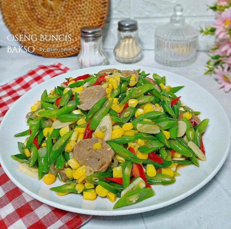 Resep Oseng Buncis Bakso Dari lim_henni