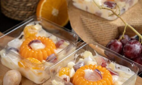 Salad Buah Puding - Kue dari Mangga