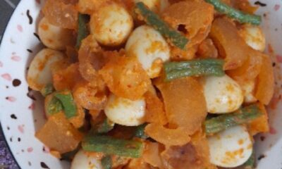 Sambal Goreng Krecek Telur Puyuh - Masakan dari Jahe