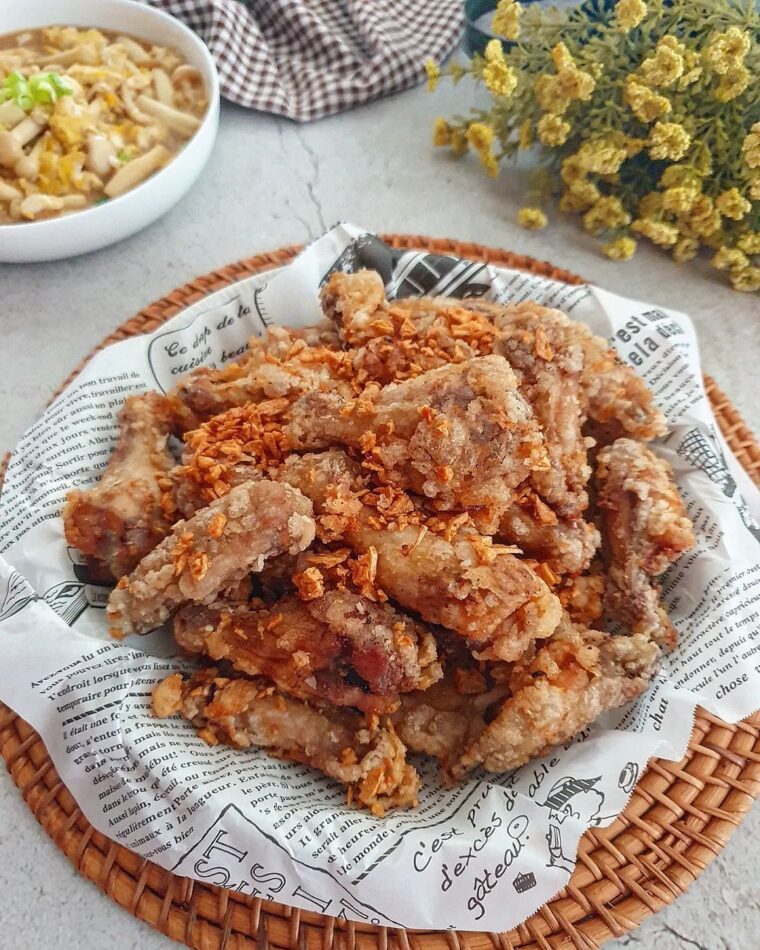 Resep Thai Garlic Fried Wings Dari yscooking