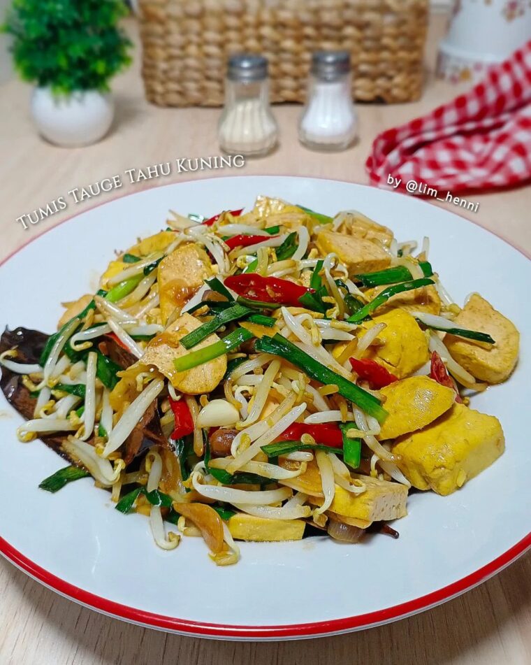Resep Tumis Tauge Tahu Kuning Dari lim_henni