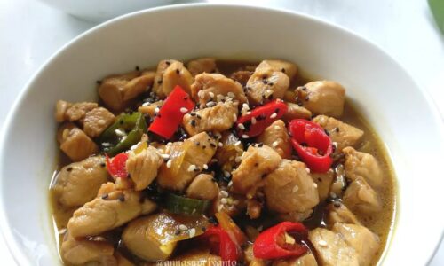 Ayam Kecap Inggris Cabe Hijau - Masakan dari Ayam dan Cabai