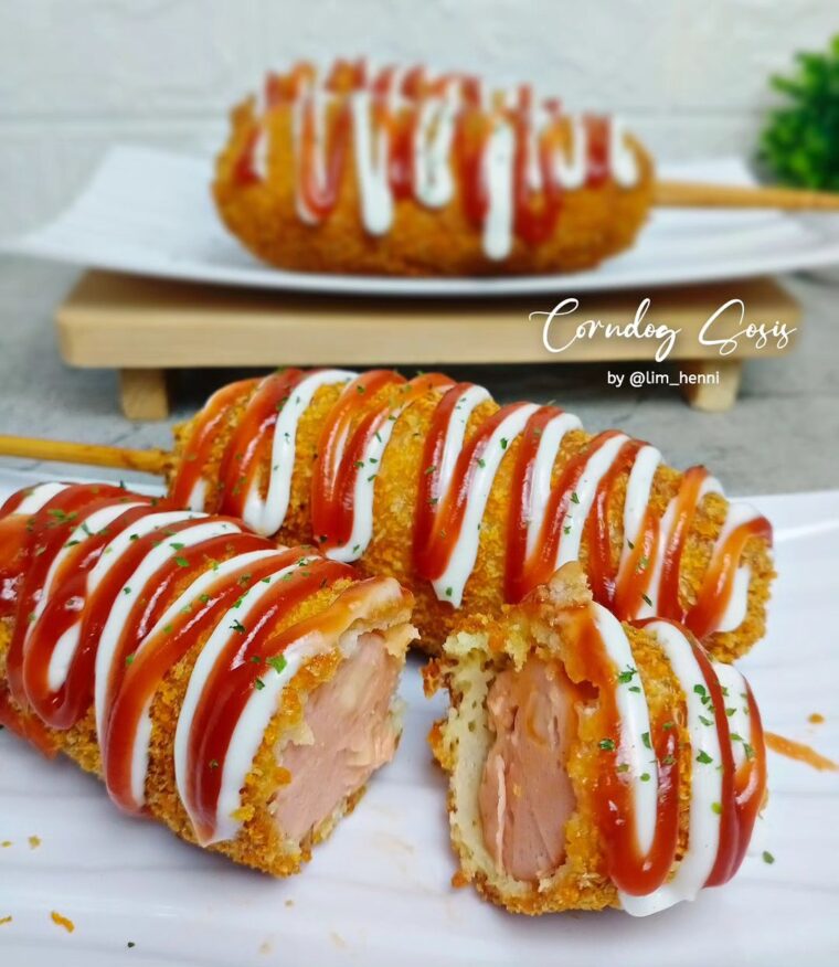 Resep Corndog Sosis Dari lim_henni