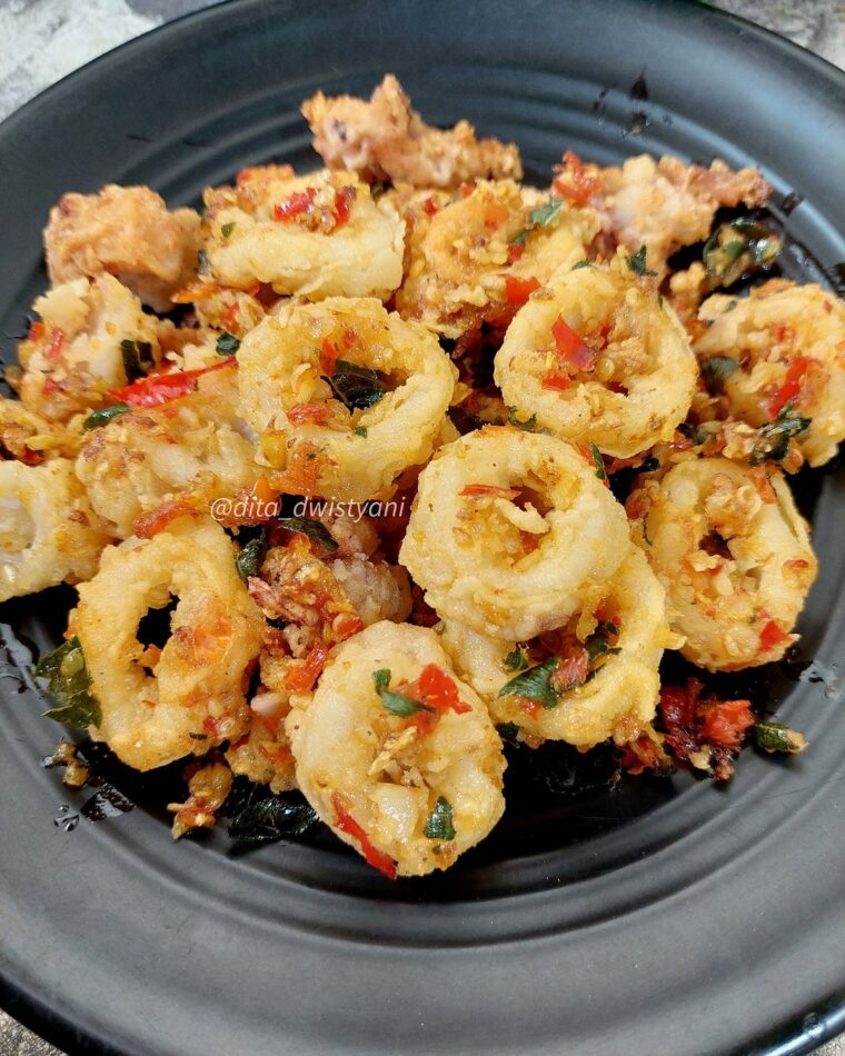 Resep Cumi Goreng Daun Jeruk Dari dita_dwistyani