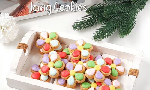 Flower Icing Cookies
