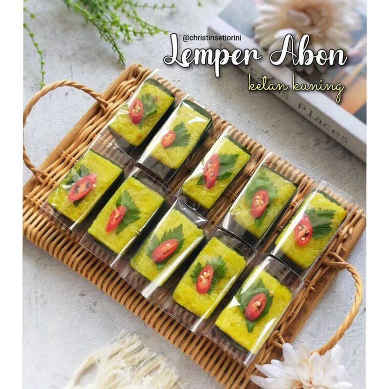 Resep Lemper Abon Ketan Kuning Dari christinsetiorini