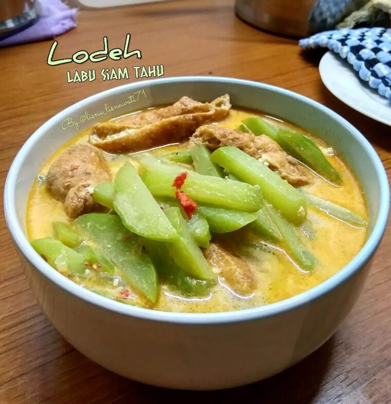 Resep Lodeh Labu Siam Tahu Dari lisna_lisnawati71