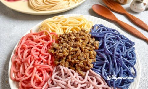 Mie Telur Warna Warni