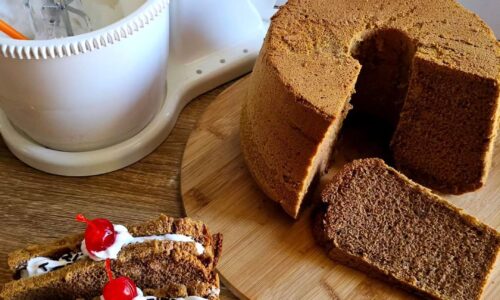 Mocca Chiffon Cake