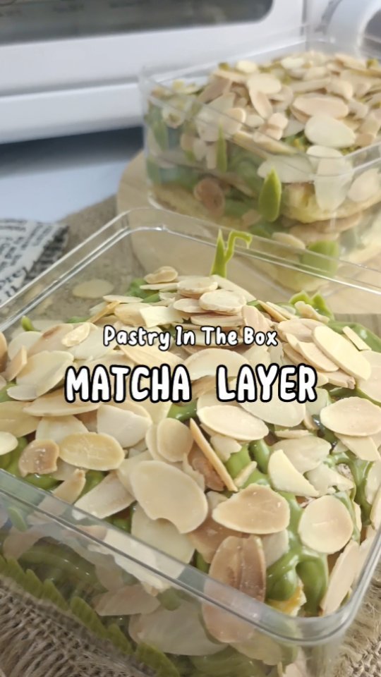 Resep Pastry In The Box – Matcha Layer Dari elvynnofianti