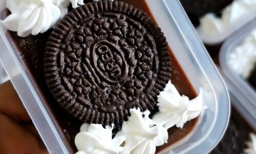 Puding Jelly Coklat Oreo