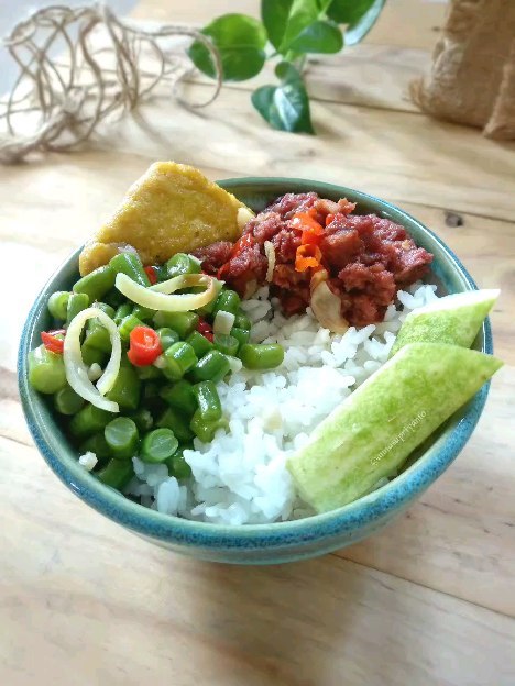 Resep Rice Bowl Versi Warteg Dari annasupriyanto