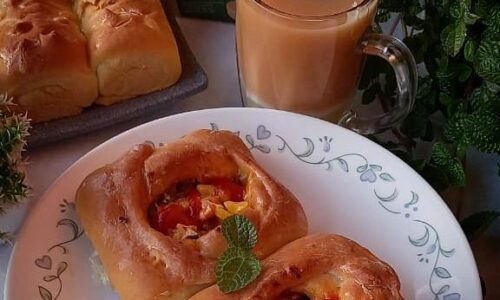 Roti Ayam Jagung Suwir - Masakan dari Santan